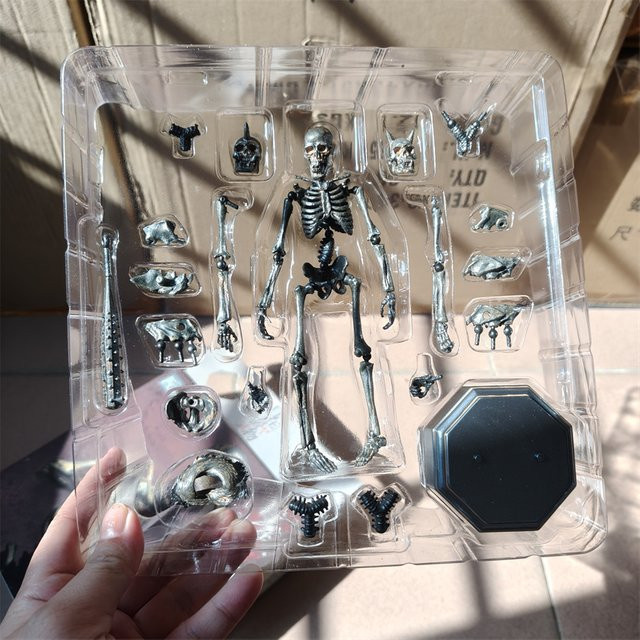KAIYODO Skeleton Takeyashiki Jizai Okimono Gaikotsu Actionfigur, 15cm - Bild 1