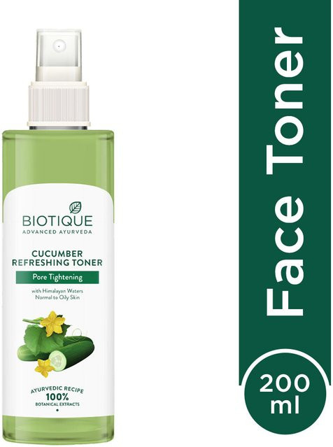 Biotique Gurke Gesichtswasser, 200 ml, Fettige & Normale Haut - Bild 1