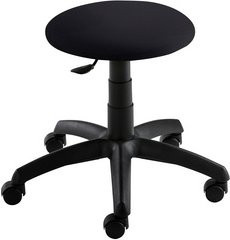Mayer Sitzmöbel Drehhocker 1282, höhenverstellbarer Multifunktionshocker mit Rollen, schwarz, B/T/H: 60 x 55 x 39 cm - Bild 1