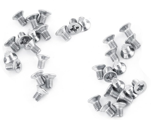 CosyHome Senkkopfschrauben aus Edelstahl M3 x 4 mm, 100 Stück, Silber - Bild 1