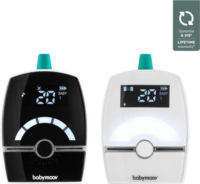 Babymoov Digitales Babyphone Premium Care in Weiss mit Temperaturanzeige, Zwei-Wege-Kommunikation und Vox-Eco-Modus - Bild 1