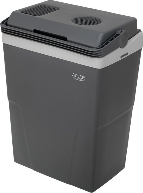 Adler AD 8094 Elektrische Kühlbox mit Kühl- und Warmhaltefunktion, Grau, 22 l - Bild 1