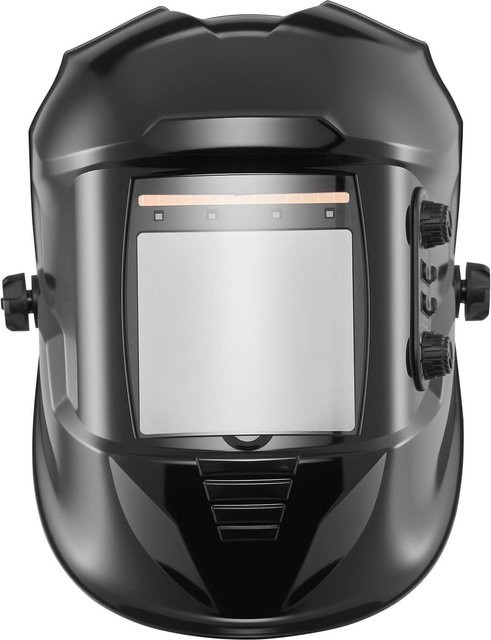 Buying Solutions MB Automatik-Schweißhelm mit True Color Technologie, Solarbetrieben, Schwarz, Sichtfeld: 100 x 95 mm, Schutzstufe 4/5-9/9-13, 4 Lichtbogen-Sensoren für TIG und MIG - Bild 1