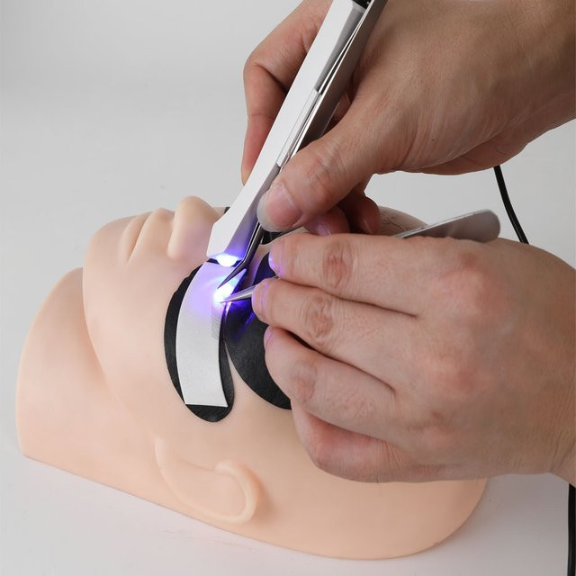 vusum UV-Pinzettenlampe, tragbare LED-Pinzette mit Fußschalter - Bild 1