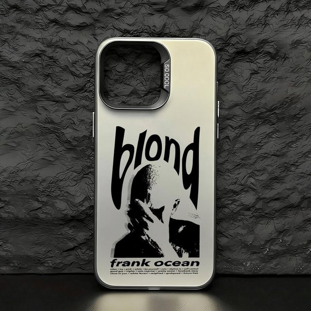 Singer Frank Blonde Oceans Hot Handyhülle für iPhone 11 bis iPhone 17 Pro Max, Matte Laser Aurora Optik, Stoßfest, Multicolour - Bild 1