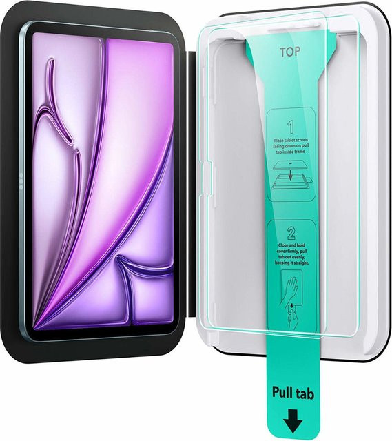 ESR UltraFit Schutzfolie aus gehärtetem Glas für Apple iPad Pro 11 (2024), transparent, 2er-Set - Bild 1