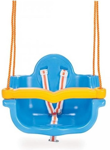 Pilsan Babyschaukel 2 in 1 06138 mit abnehmbarem Bügel und Sicherheitsgurt, Blau - Bild 1