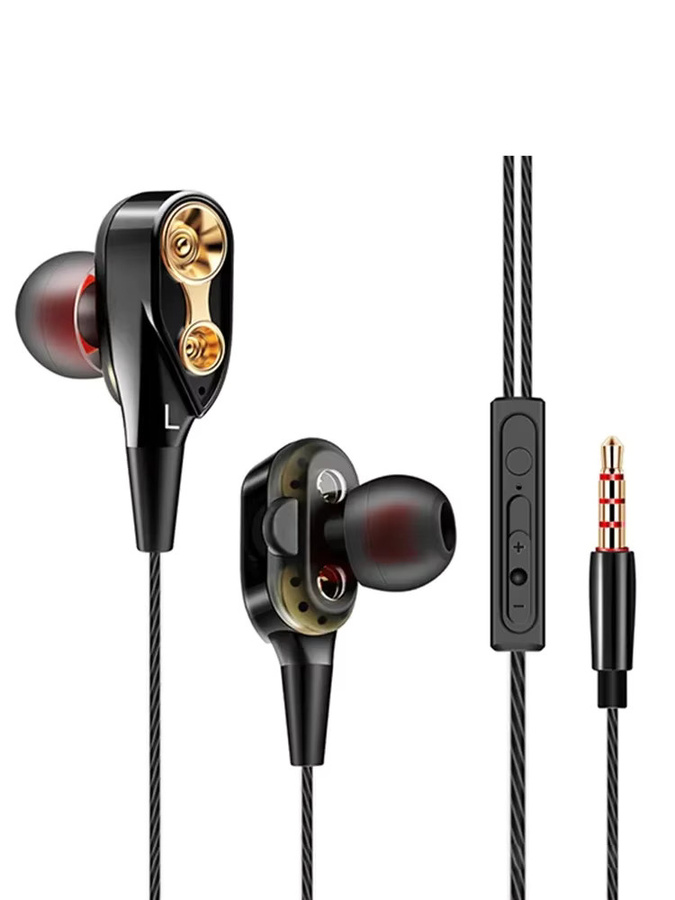 QKZ CK8 In-Ear Kopfhörer mit 3,5 mm Klinke, HiFi Stereo Headset mit Mikrofon und Kupfer-Treiber, Silber - Bild 4