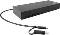 Lenovo ThinkPad Hybrid USB-C und USB-A Dockingstation in Schwarz mit 4K UHD Unterstützung - Bild 2