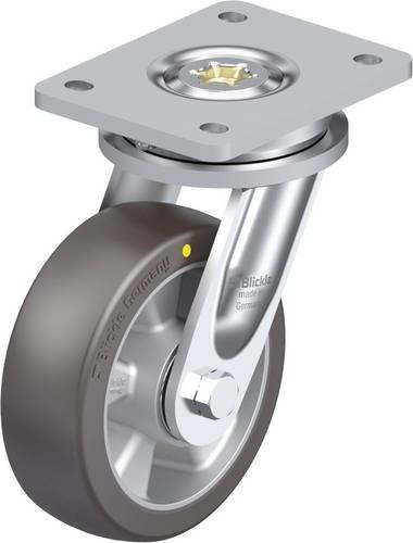 Blickle Schwerlast-Lenkrolle LO-ALST 150K-AS in Silber und Grau mit Aluminium, Rad-Durchmesser: 150 mm, Tragfähigkeit: 500 kg - Bild 1