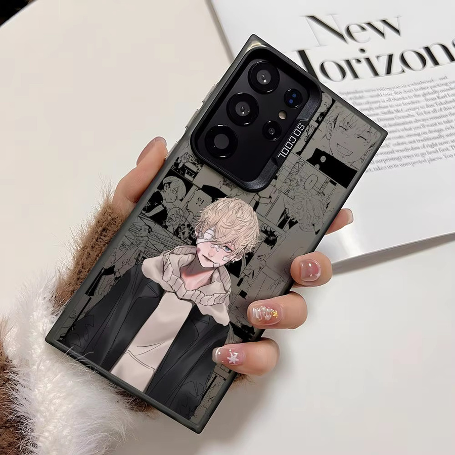 Stoßfeste TPU Handyhülle im Anime Tokyo Revengers Design für Samsung Galaxy S25 S24 S23 S22 S21 Ultra Plus 5G, Multicolor, Glänzend - Bild 3