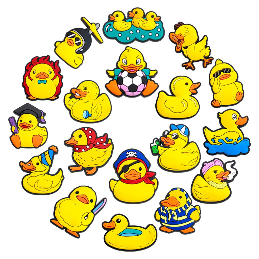 Happye&TiTi Schuh-Charms, Schwimmende Enten, PVC, Jungen und Mädchen, Unisex - Bild 3