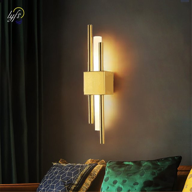 Nordic LED Wandlampe lyfs für Innen zur Dekoration in Badezimmer, Wohnzimmer, Korridor und Schlafzimmer - Bild 1