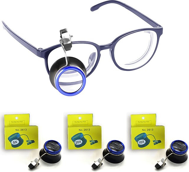 CHIICSMART Brillenlupe, Vergrößerungsglas, Unisex - Bild 1