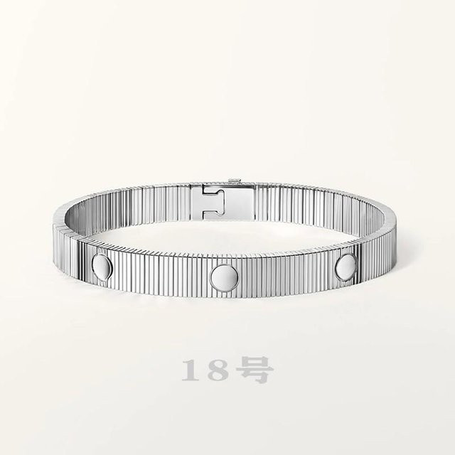 FFJB Armband, Edelstahl Titan, Silber, Unisex, 18cm - Bild 1