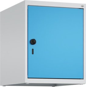 C+P Aufsatzschrank 7035/5012 mit Sicherheits-Drehriegel und 1 Abteil, B/T/H: 50 x 40 x 50 cm - Bild 1