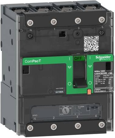 Schneider Electric MCB Leistungsschalter C12E4TM160B in Grau - Bild 1
