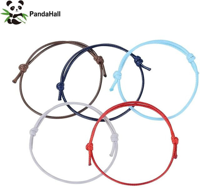 PandaHall Armband, gewachstes Polyesterschnur, Unisex - Bild 1
