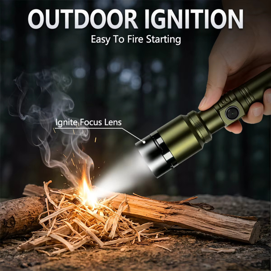 KDULIT LED-Campinglaterne aus Metall mit wiederaufladbarem Akku für Outdoor und Garten - Bild 3