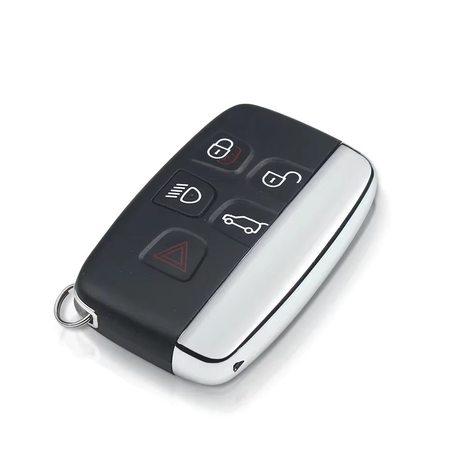 KEYYOU Smart Auto Schlüssel Hülle für Land Rover Discovery 4, Range Rover Sport, Evoque, Vogue, LR2, LR4 sowie Jaguar Freelander, XFL, XE, XJ in Schwarz - Bild 3