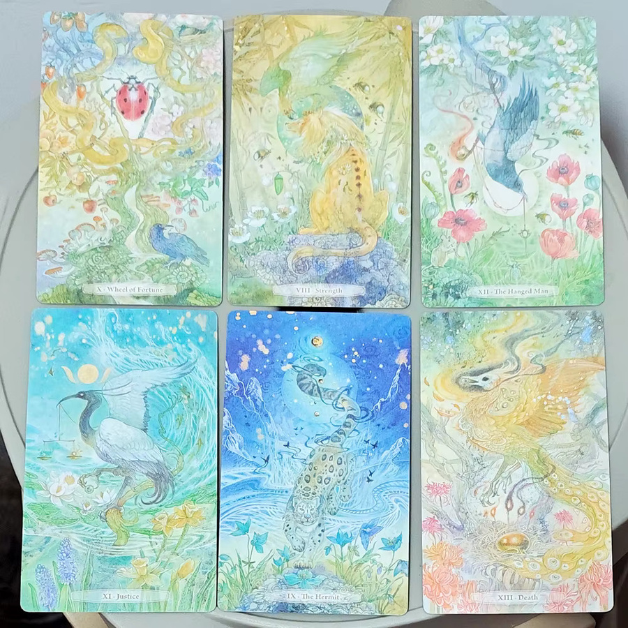 Verdance Tarot-Deck, Natur, 78 Stück, Kartenspiel - Bild 2
