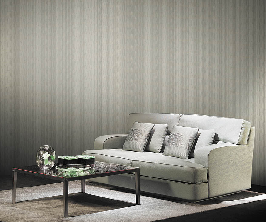 Armani Casa Wallpaper Sagano 9300 Tapete in Beige und Grau mit abstraktem Naturmotiv aus Vlies - Bild 1
