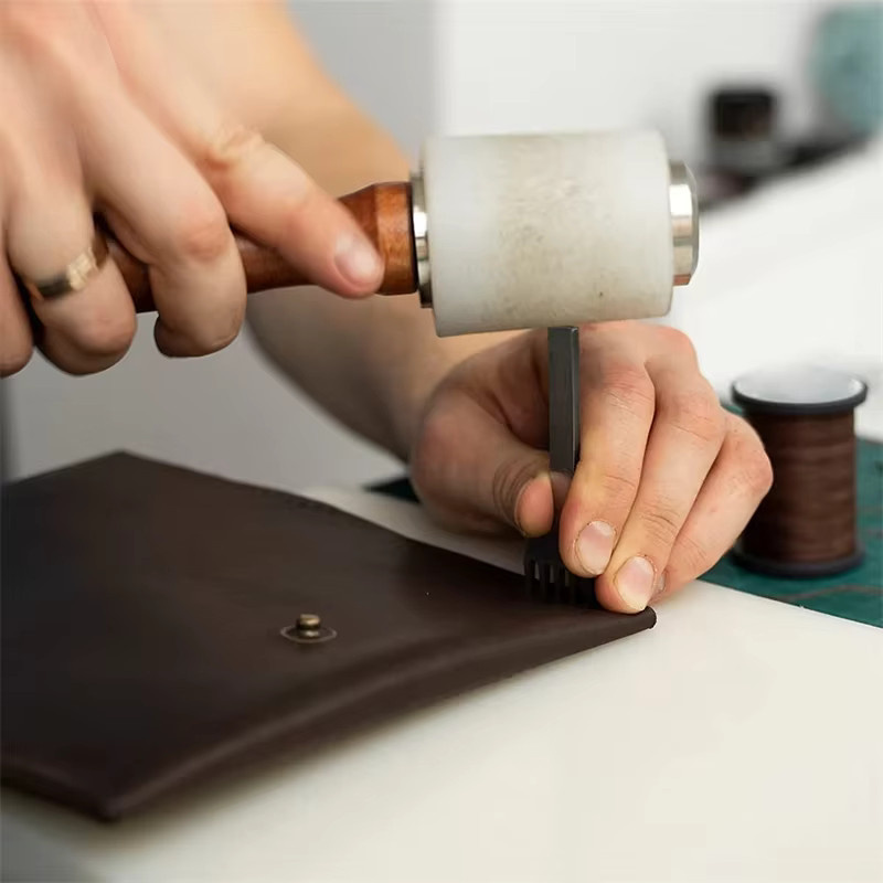 eelhoe Lederlocher DIY Werkzeug Set mit 1, 2, 4 oder 6 Zinken in Silber für Lederarbeiten und Nähen - Bild 3