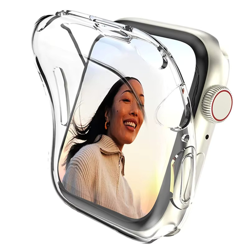 HUBANDE Displayschutzfolie für Apple Watch, Silikon, Schwarz, Unisex - Bild 2