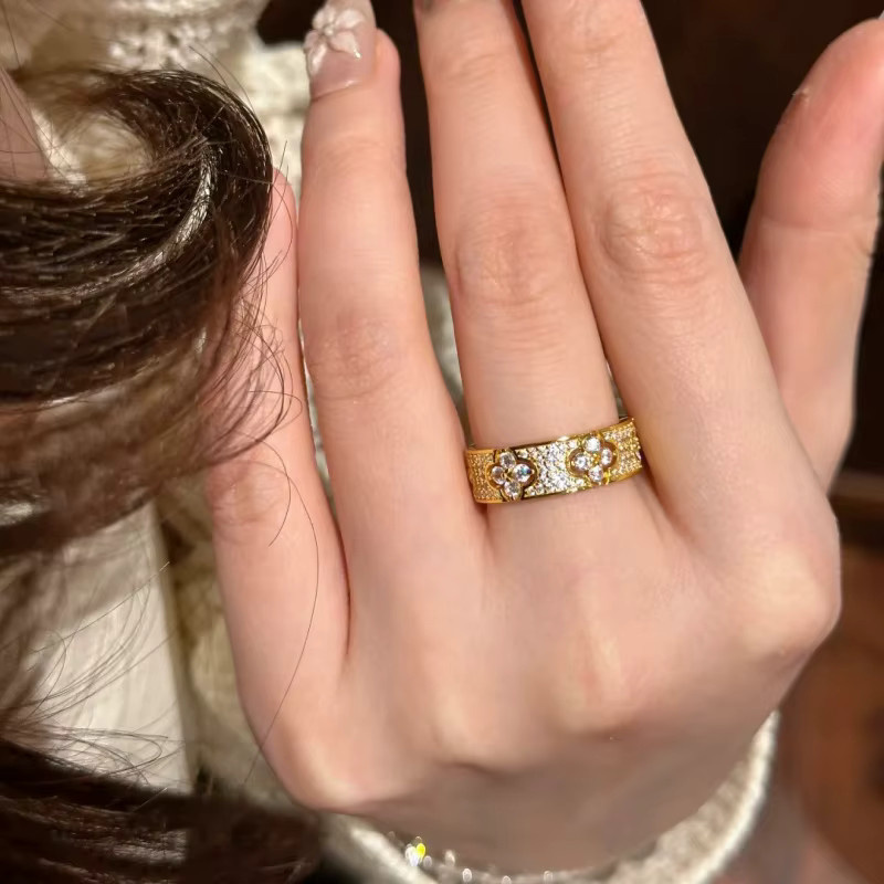 CherishKitten Ring Edelstahl, Kristall, Gold, Damen - Bild 3