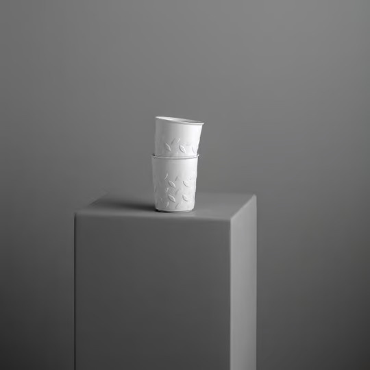 KPM Becher Mandorla 2er-Set weiß - Bild 2