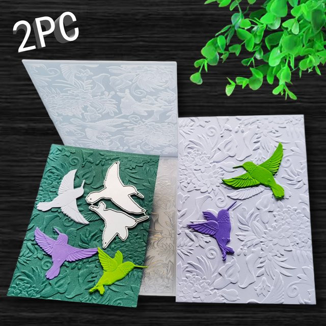 Dancer in the Flowers and Birds 3D-Reliefordner-Set mit Metallformen - Bild 1