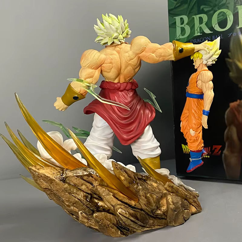 Bandai Dragon Ball Anime Actionfigur Broly vs. Son Goku aus PVC, mehrfarbig, Höhe: 20 cm - Bild 3