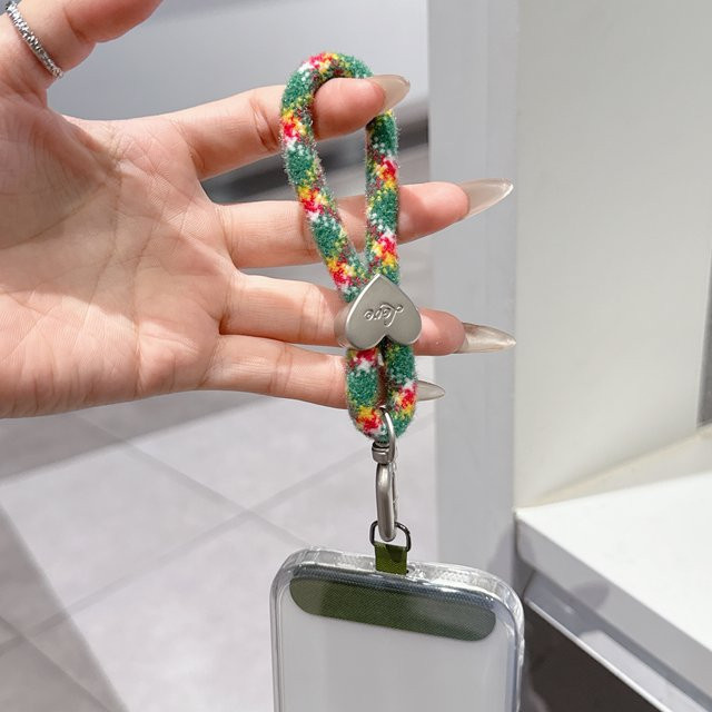 ZHANZHI Handy-Lanyard, herzförmiges Armband, Unisex - Bild 1
