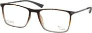 Jaguar 36828 Korrektionsbrille, Vollrand, quadratisch, Herren, schwarz braun - Bild 1