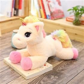 Yiran Health & Beauty Regenbogen Einhorn Plüschtier, 60cm, bunt - Bild 1