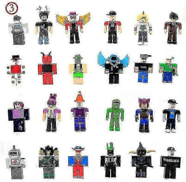 VRAUX Roblox Actionfiguren-Set, 24-teiliges Set - Bild 1