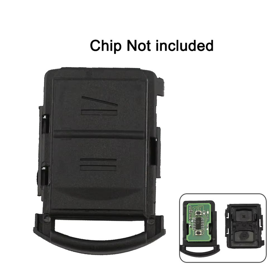 YIQIXIN Smart Remote Auto Schlüssel für Opel Vauxhall Corsa C Meriva Tigra Combo Van, 433 MHz, Schwarz, ohne Klinge und ohne Chip - Bild 2