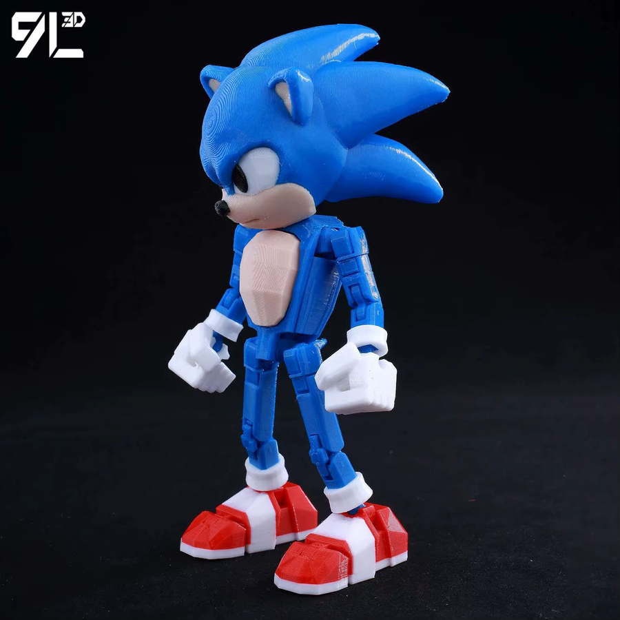 Bandai Sonic Shadow Shade Dummy, bewegliche Schaufensterpuppe zum Sammeln - Bild 2