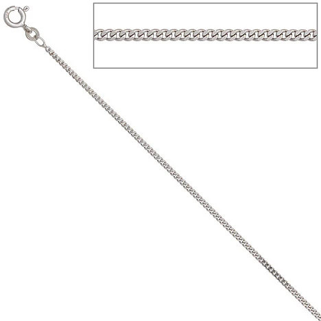 Colfem Panzerkette 585 Weißgold, 36 cm, Unisex - Bild 1