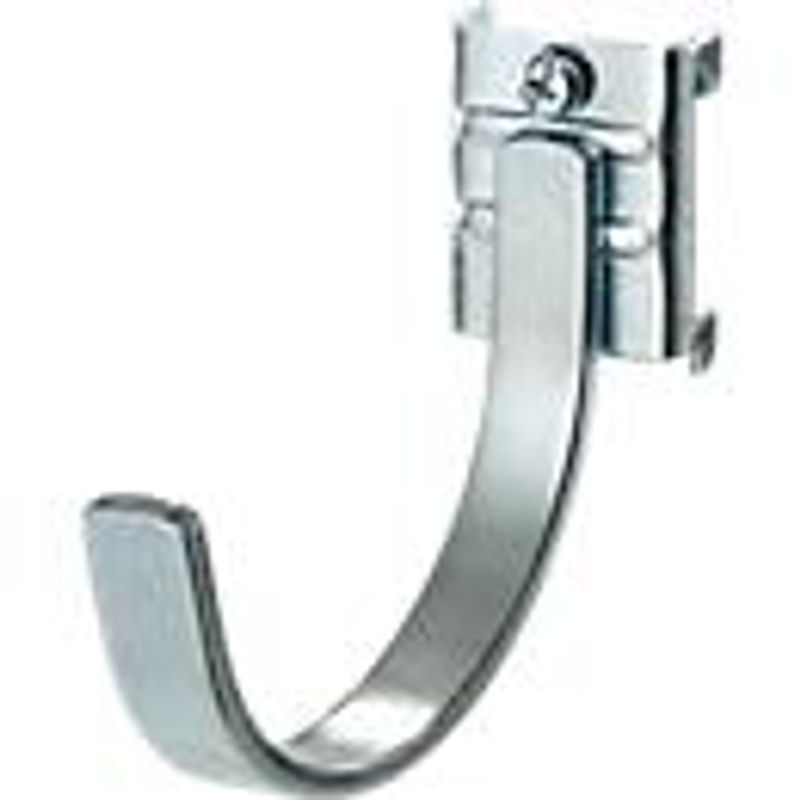 WFI Rohrhalter aus verzinktem Stahl, Farbe: Silber, Durchmesser: 80 mm - Bild 2