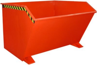 Kippbehälter Typ GU von Bauer, 2000 Liter, rot, B/T/H: 168,0 x 109,0 x 168,0 cm - Bild 1