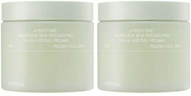 CELIMAX Ji Woo Gae Heartleaf BHA Peeling-Pads, 125 ml, mit Hyaluronsäure - Bild 1