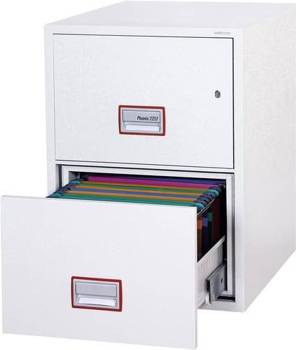 Phoenix Feuerschutztresor FS2252K World Class Vertical Fire File Dokumentenschrank aus Stahl mit Schlüsselschloss und Aufteiler - Bild 1