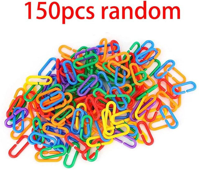 Kidsly Geometrische Kette Verbunden Schnalle, Pädagogisches Spielzeug, 30/150 Teile - Bild 1