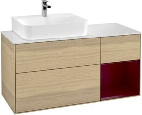 V&B Waschtischunterschrank Finion in Weiß, Breite: 120 cm, Tiefe: 50,1 cm, Höhe: 50,1 cm - Bild 1