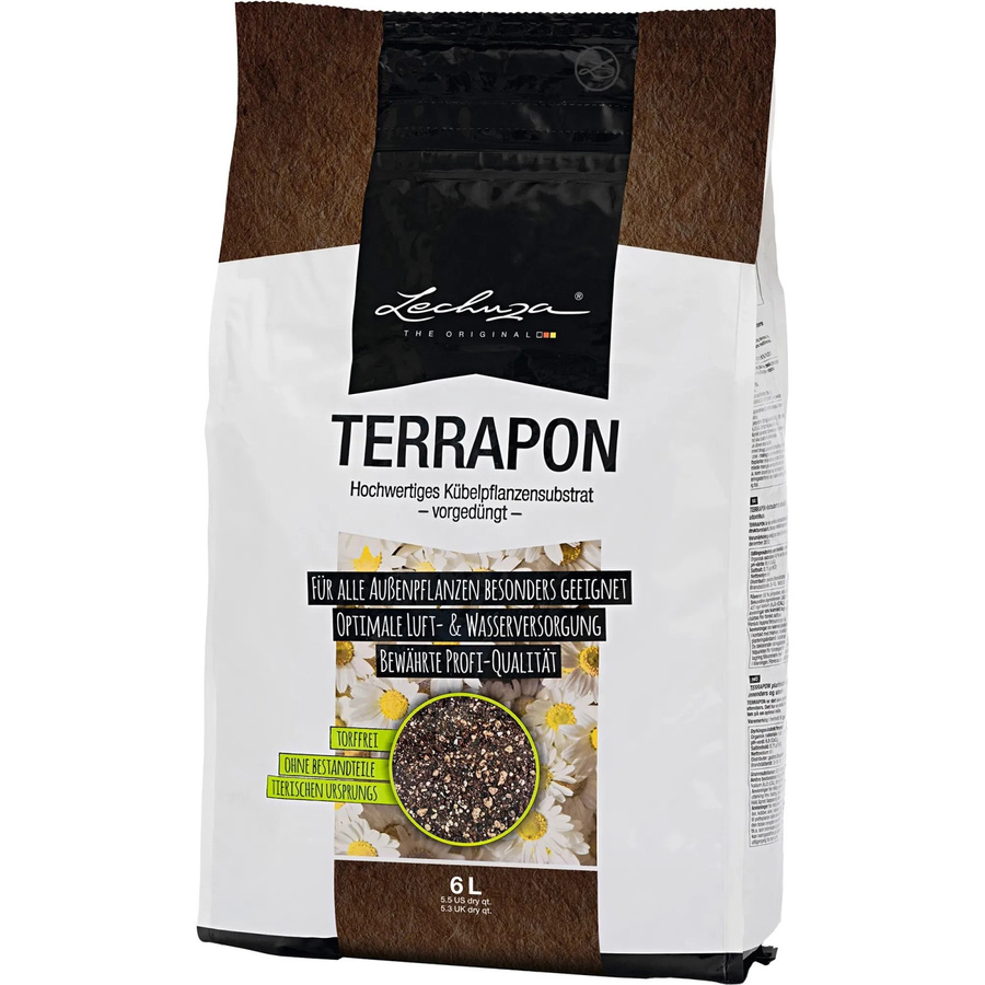 Lechuza Terrapon Pflanzsubstrat für Außen- und Kübelpflanzen, 6 Liter - Bild 2