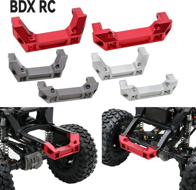 BDXRc TRX4 Stoßstangenhalterung vordere und hintere Aluminiumlegierung 1/10 - Bild 1