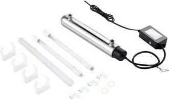 VEVOR UV Wasserfilter mit Edelstahlgehäuse, 12W, 220V, Silber - Bild 1