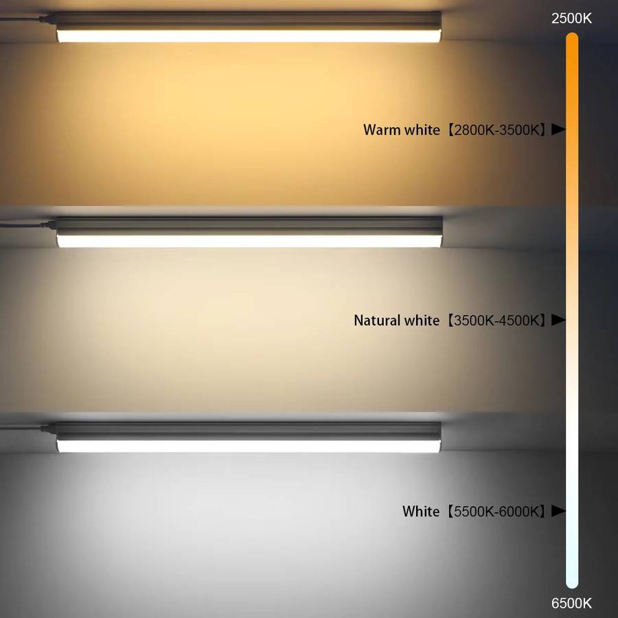 Guillermo LED Röhre T5 Linear Bar in Weiß mit Aluminiumgehäuse und G13 Sockel für Büro und Home Office - Bild 2