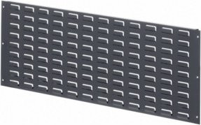 Kappes Modulschlitzplatten RasterPlan aus Kunststoff, Farbe Anthrazit, H: 34,3 cm, B: 100 cm - Bild 1